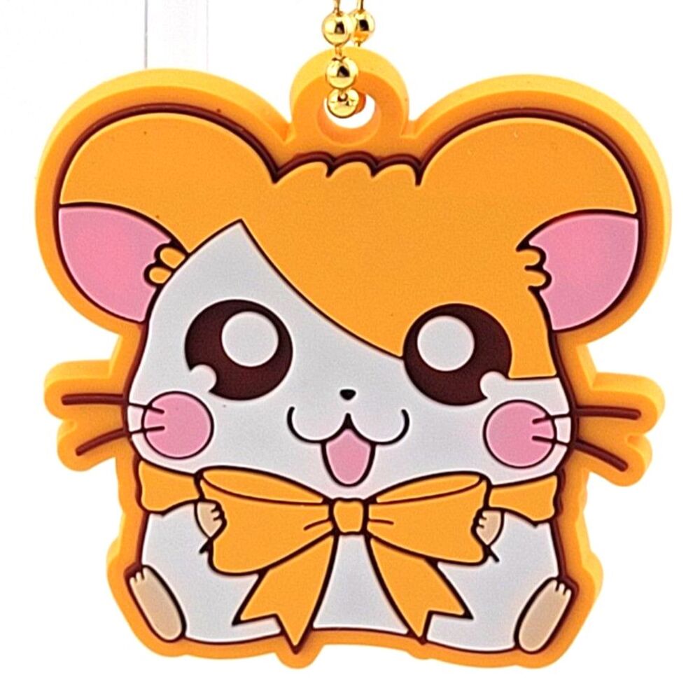 Hamtaro - Hamtaro Orange Rubber Keychain